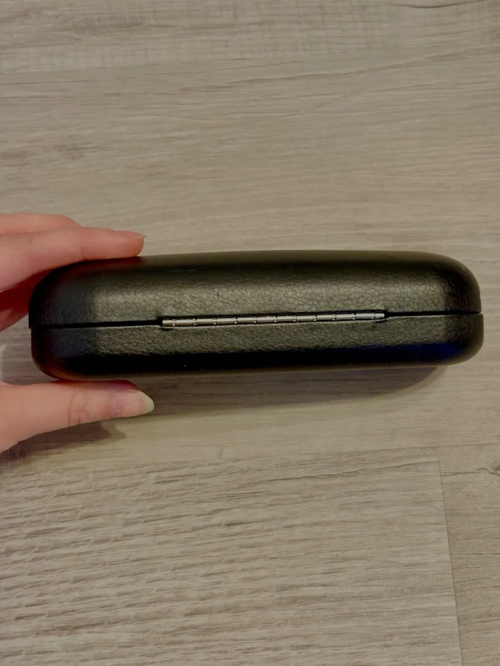 Oakley Glasses Hard Clamshell Case Black Faux Leather Sunglasses Eyeglasses Read
